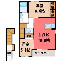 アルページュの物件間取画像